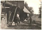 Wirtschaftsgebäude der Schusteritsch - Hube - Kärnten - alte historische Fotos Ansichten Bilder Aufnahmen Ansichtskarten 