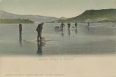 Faak am See Reinanken Fischerei am Faakersee - Oesterreich - alte historische Fotos Ansichten Bilder Aufnahmen Ansichtskarten 