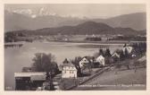 Annenheim mit Blick auf den Mangart - Kärnten - alte historische Fotos Ansichten Bilder Aufnahmen Ansichtskarten 
