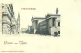 Wien, Reichsratsstraße mit Reichsratsgebäude - Oesterreich - alte historische Fotos Ansichten Bilder Aufnahmen Ansichtskarten 