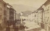 Hauptplatz in Villach - Kärnten - alte historische Fotos Ansichten Bilder Aufnahmen Ansichtskarten 