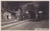 Arlbergbahn, Arlbergtunnel Ostportal - Oesterreich - alte historische Fotos Ansichten Bilder Aufnahmen Ansichtskarten 