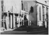 Stadtpfarrkirche St. Jakob, Kirchturmsanierung    - Kärnten - alte historische Fotos Ansichten Bilder Aufnahmen Ansichtskarten 