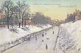 Eislaufen am Lendkanal - Europa - alte historische Fotos Ansichten Bilder Aufnahmen Ansichtskarten 