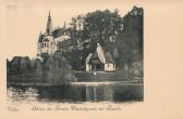 Veldes, Schloß des Fürsten Windischgraetz - Slowenien - alte historische Fotos Ansichten Bilder Aufnahmen Ansichtskarten 