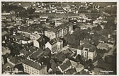 Luftaufnahme Villach Innenstadt - Villach(Stadt) - alte historische Fotos Ansichten Bilder Aufnahmen Ansichtskarten 