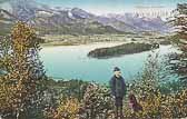 Blick von Egg auf den Faakersee - Kärnten - alte historische Fotos Ansichten Bilder Aufnahmen Ansichtskarten 