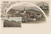 3 Bild Litho Kart -St. Egiden an der Drau - Oesterreich - alte historische Fotos Ansichten Bilder Aufnahmen Ansichtskarten 