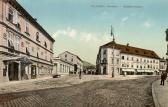 Villach Südbahnstrasse mit Bahnhof Hotel  - Oesterreich - alte historische Fotos Ansichten Bilder Aufnahmen Ansichtskarten 