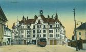 Klagenfurt Stauderplatz mit Stauderhaus - Oesterreich - alte historische Fotos Ansichten Bilder Aufnahmen Ansichtskarten 