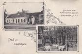 2 Bild Litho Karte Weidlingau - Europa - alte historische Fotos Ansichten Bilder Aufnahmen Ansichtskarten 