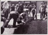 Hauptplatz Straßenerneuerung - Europa - alte historische Fotos Ansichten Bilder Aufnahmen Ansichtskarten 