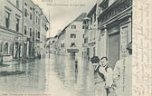 Hochwasser Villach - Oesterreich - alte historische Fotos Ansichten Bilder Aufnahmen Ansichtskarten 