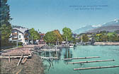 Seebrücke und Steiner in Seeboden - Oesterreich - alte historische Fotos Ansichten Bilder Aufnahmen Ansichtskarten 