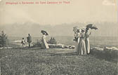Ausflug auf die Ruine Landskron - Villach(Stadt) - alte historische Fotos Ansichten Bilder Aufnahmen Ansichtskarten 