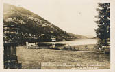 Blick von der Terasse beim Hotel Annenheim - Villach(Stadt) - alte historische Fotos Ansichten Bilder Aufnahmen Ansichtskarten 