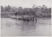 Villach, Abtrag der Kriegsbrücke - alte historische Fotos Ansichten Bilder Aufnahmen Ansichtskarten 