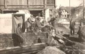 Bernolds Gasthof - Abbruch Scheune - alte historische Fotos Ansichten Bilder Aufnahmen Ansichtskarten 