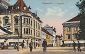 Klagenfurt Burggasse mit Hotel Moser  - alte historische Fotos Ansichten Bilder Aufnahmen Ansichtskarten 