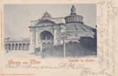 Wien, Rotunde im Prater - alte historische Fotos Ansichten Bilder Aufnahmen Ansichtskarten 