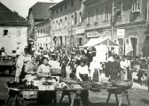 Marktstände um 1913 - Oesterreich - alte historische Fotos Ansichten Bilder Aufnahmen Ansichtskarten 