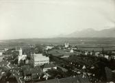 Minoritenkirche und Schulhaus - Oesterreich - alte historische Fotos Ansichten Bilder Aufnahmen Ansichtskarten 