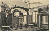 Klagenfurt Bahnhofstraße, Gastraum Cafe Schiberth  - Oesterreich - alte historische Fotos Ansichten Bilder Aufnahmen Ansichtskarten 