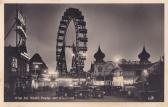 Wien, Prater bei Nacht - alte historische Fotos Ansichten Bilder Aufnahmen Ansichtskarten 