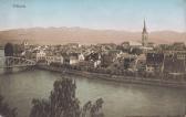 Villach, Stadtansicht mit Draubrücke - Villach-Innere Stadt - alte historische Fotos Ansichten Bilder Aufnahmen Ansichtskarten 