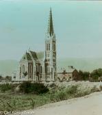 Evangelische Kirche. Blick nach W - alte historische Fotos Ansichten Bilder Aufnahmen Ansichtskarten 