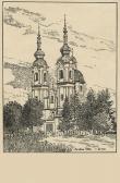 Villach Heiligenkreuz Kirche - Villach(Stadt) - alte historische Fotos Ansichten Bilder Aufnahmen Ansichtskarten 