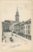 Villach - Hauptplatz - alte historische Fotos Ansichten Bilder Aufnahmen Ansichtskarten 