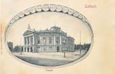 Laibach Theater - alte historische Fotos Ansichten Bilder Aufnahmen Ansichtskarten 