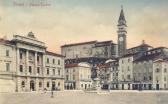 Piran, Piazza Tartini - alte historische Fotos Ansichten Bilder Aufnahmen Ansichtskarten 