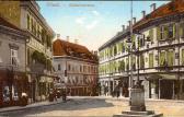 Bahnhofstraße und das Canaval-Haus, um 1910 - Europa - alte historische Fotos Ansichten Bilder Aufnahmen Ansichtskarten 