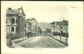 Schulstraße um 1910, Blick zum Zentrum - Europa - alte historische Fotos Ansichten Bilder Aufnahmen Ansichtskarten 