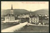 Evangelische Kirche und Villa Stage - Europa - alte historische Fotos Ansichten Bilder Aufnahmen Ansichtskarten 