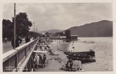 Millstatt, Strandbad mit Promenade - Europa - alte historische Fotos Ansichten Bilder Aufnahmen Ansichtskarten 