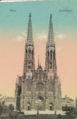 Votivkirche - Oesterreich - alte historische Fotos Ansichten Bilder Aufnahmen Ansichtskarten 