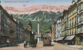 Innsbruck, Maria Theresienstrasse - Oesterreich - alte historische Fotos Ansichten Bilder Aufnahmen Ansichtskarten 