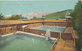 Warmbad Villach - Schwimmschule - alte historische Fotos Ansichten Bilder Aufnahmen Ansichtskarten 