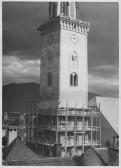 Stadtpfarrkirche St. Jakob, Kirchturmsanierung - alte historische Fotos Ansichten Bilder Aufnahmen Ansichtskarten 