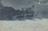 Trieste, Schloß Miramar - Mondscheinkarte  - alte historische Fotos Ansichten Bilder Aufnahmen Ansichtskarten 