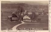 St. Niklas an der Drau, Gasthaus zum Kreuzwirt - Villach - alte historische Fotos Ansichten Bilder Aufnahmen Ansichtskarten 