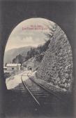 Wocheinerbahn, 3 Tunnel bei St. Lucia - Tolmein (Tolmino) / Tolmin - alte historische Fotos Ansichten Bilder Aufnahmen Ansichtskarten 