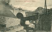 Wocheinerbahn, Tunnel Süd Portal - Tolmein (Tolmino) / Tolmin - alte historische Fotos Ansichten Bilder Aufnahmen Ansichtskarten 