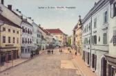 Spittal an der Drau, Hauptplatz - Spittal an der Drau - alte historische Fotos Ansichten Bilder Aufnahmen Ansichtskarten 