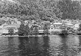 Sattendorf vom See - Treffen am Ossiacher See - alte historische Fotos Ansichten Bilder Aufnahmen Ansichtskarten 