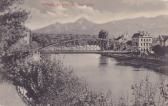 Villach, Draubrücke - Villach-Innere Stadt - alte historische Fotos Ansichten Bilder Aufnahmen Ansichtskarten 