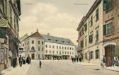 Villach Bahnhofstrasse mit Hotel Mosser - Villach-Innere Stadt - alte historische Fotos Ansichten Bilder Aufnahmen Ansichtskarten 